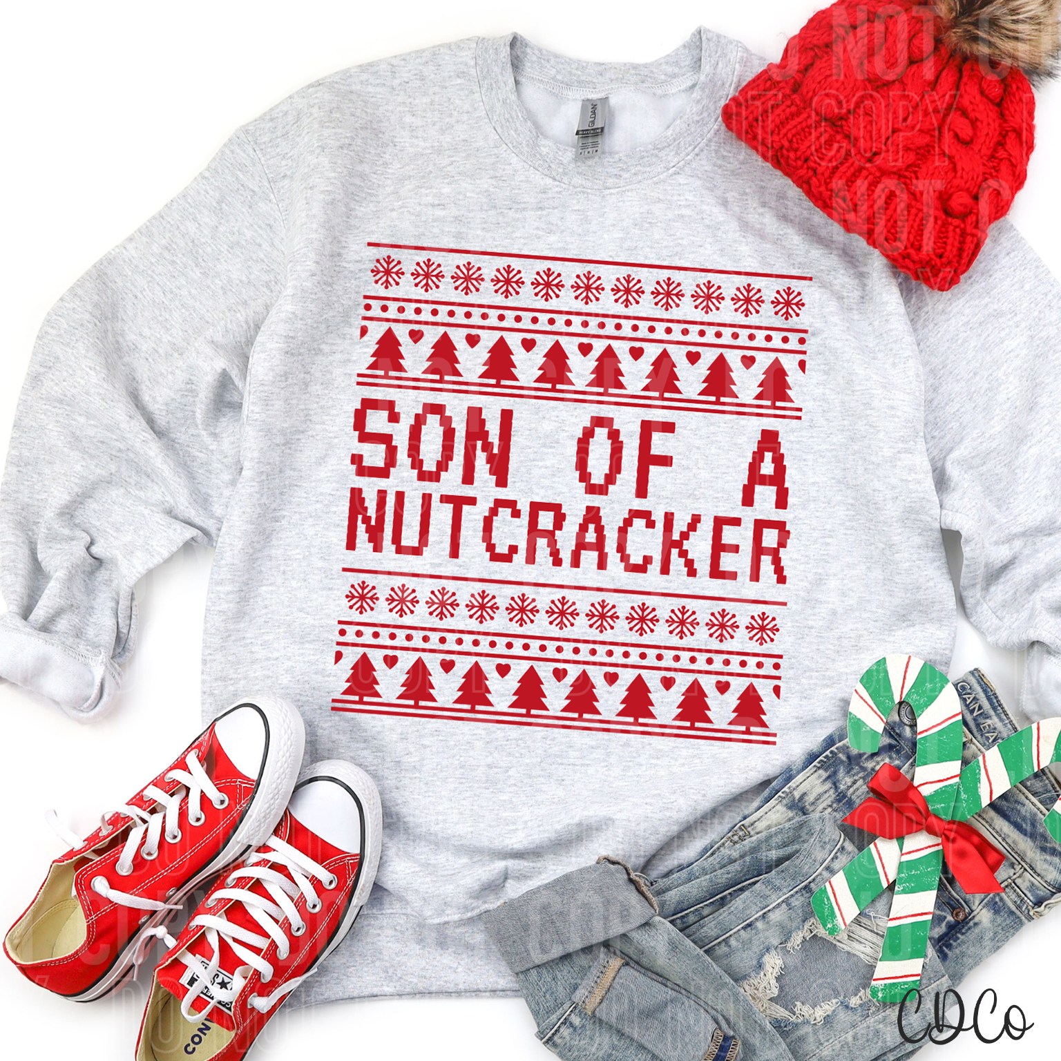 Son Of A Nutcracker Sweater 3176 DTF