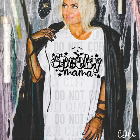Spooky Mama Checkered DTF