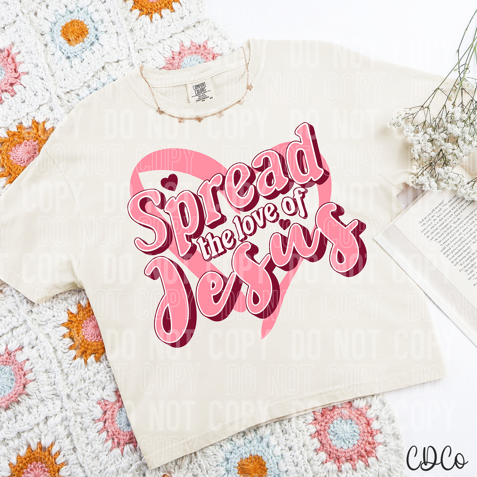 Spread The Love of Jesus 3775 DTF