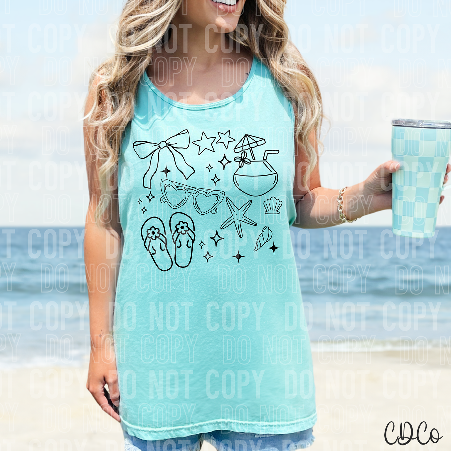 Summer Doodle 6086 DTF