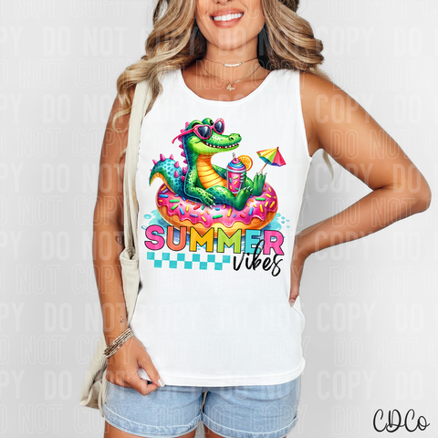 Summer Vibes Gator 6148 DTF