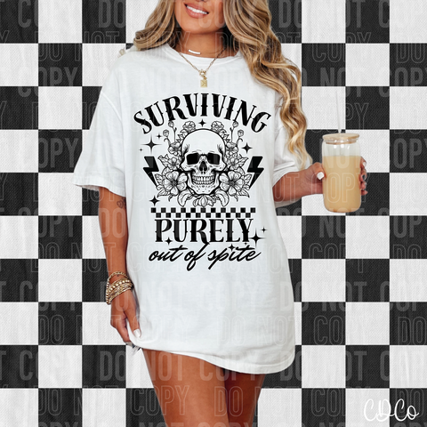 Surviving Purely Out of Spite 6076 DTF