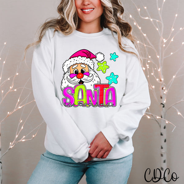 Santa is Coming Bright 2232 DTF