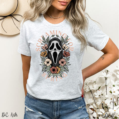 Screaming for Spring Light Text  DTF