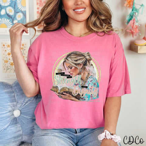 She is Clothed Gold Accents 5077 DTF