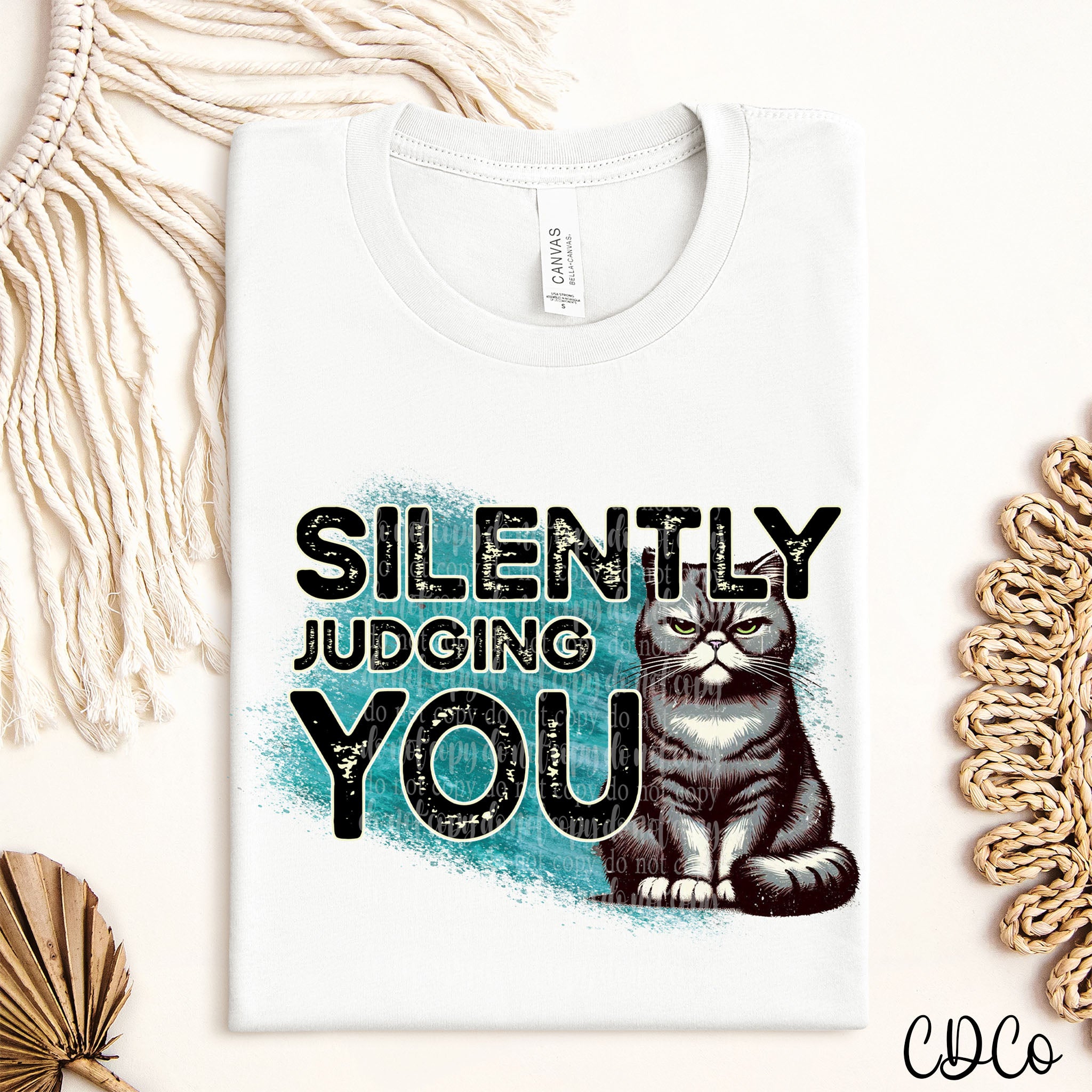 Silently Judging You Cat DTF