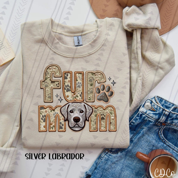 Fur Mom Dog Faux Embroidery DTF (1 of 6)