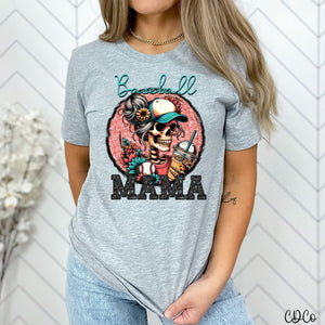 Skellie Baseball Mama DTF