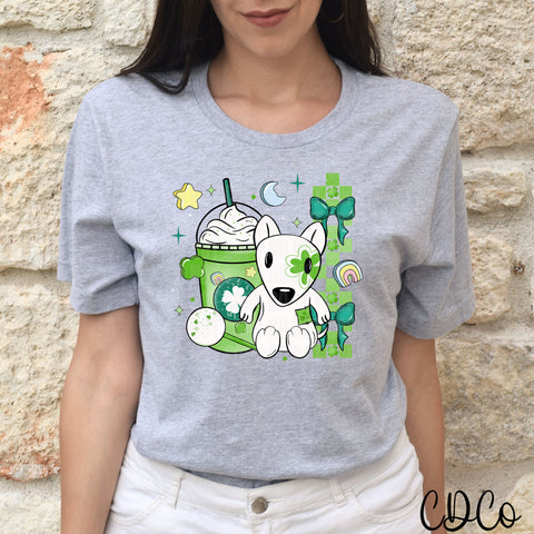 St Pats Checkered Dog Drink 2399 DTF