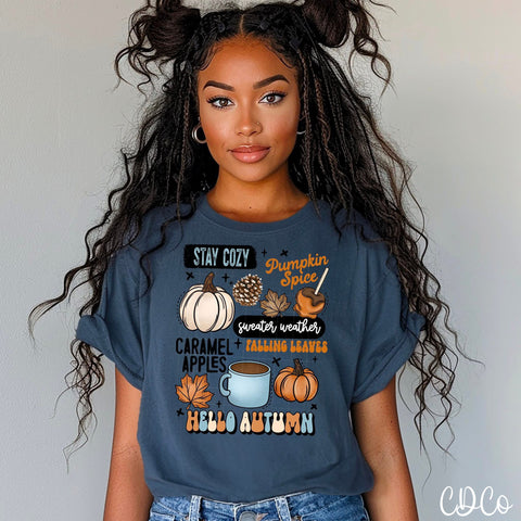 Stay Cozy Hello Autumn 5850 DTF