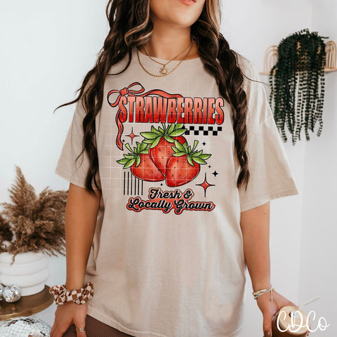 Strawberries Fresh & Locally Grown 5599 DTF