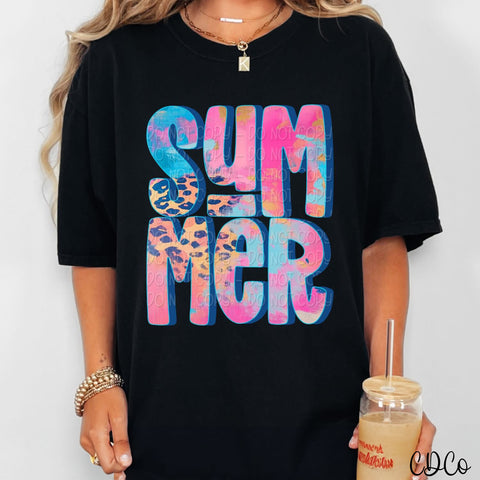 Summer Leopard Bright 5307 DTF