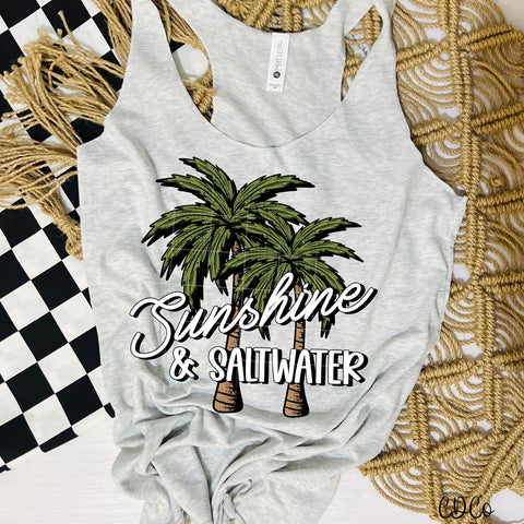 Sunshine & Saltwater Palms 5278 DTF