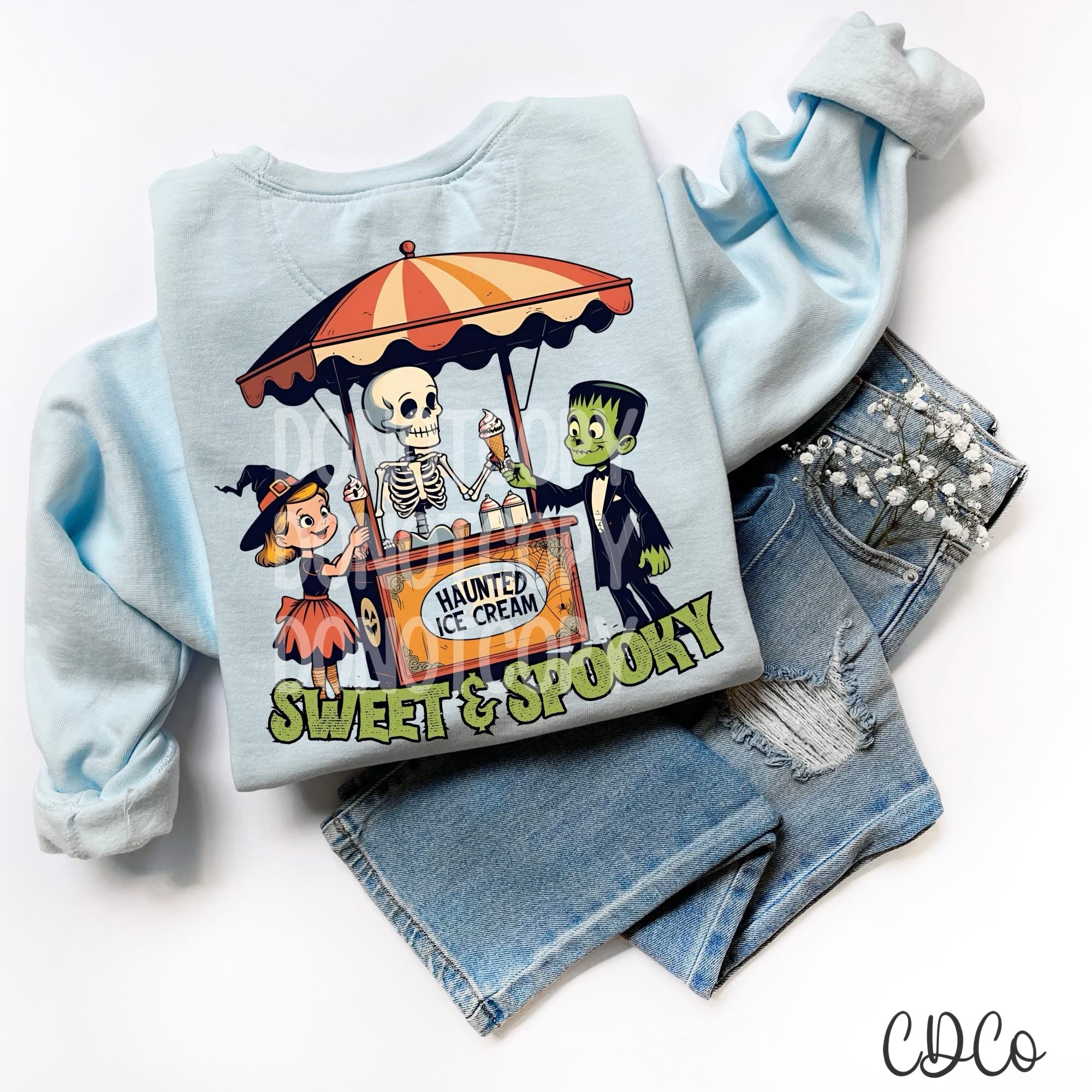 Sweet And Spooky Ice Cream Stand - 7237 DTF
