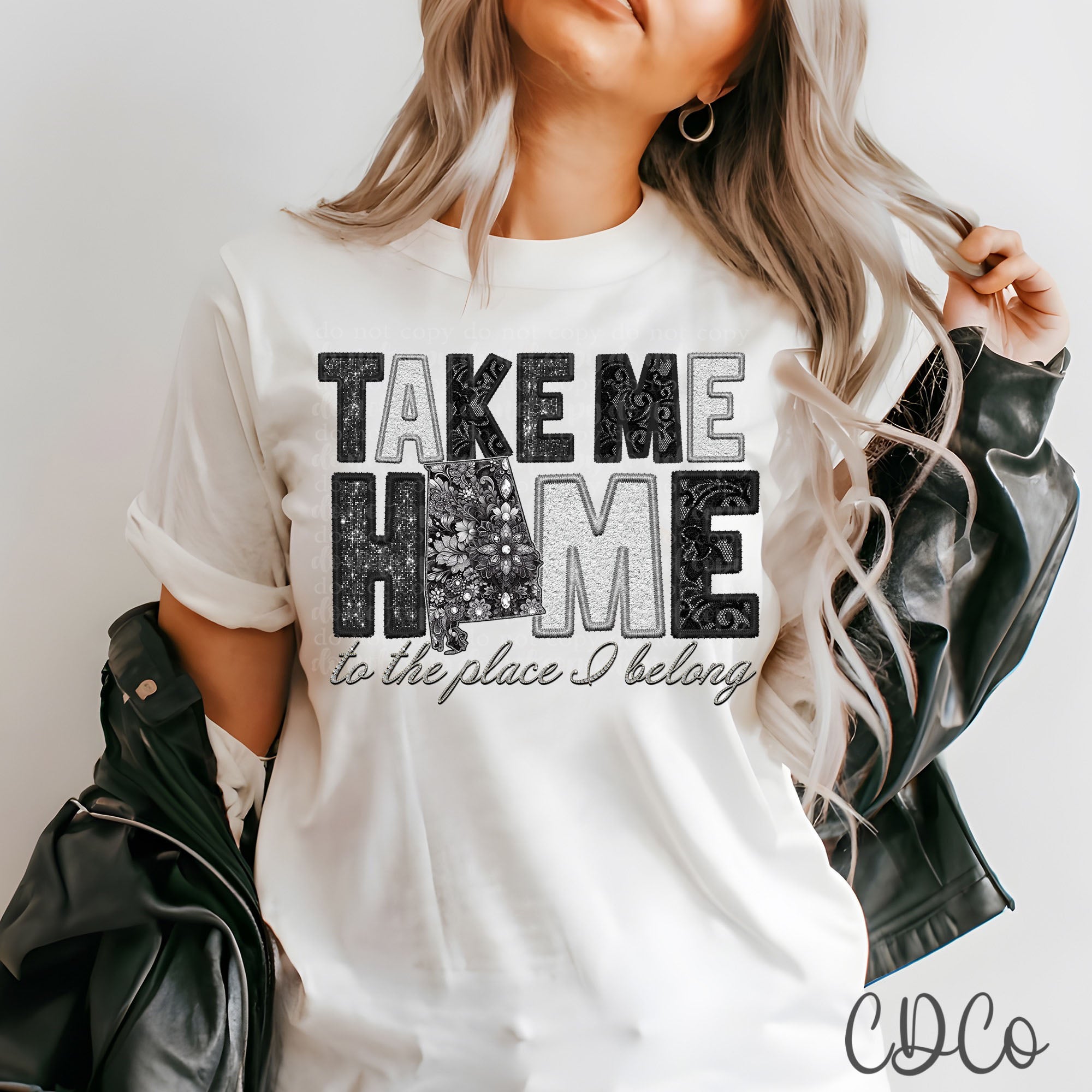 Faux Take Me Home States DTF (AL-KS)