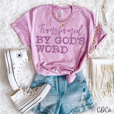 Transformed By God's Word 3872 DTF