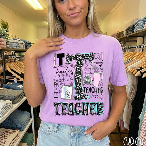 Pastel School Occupations Collage (7 options) DTF