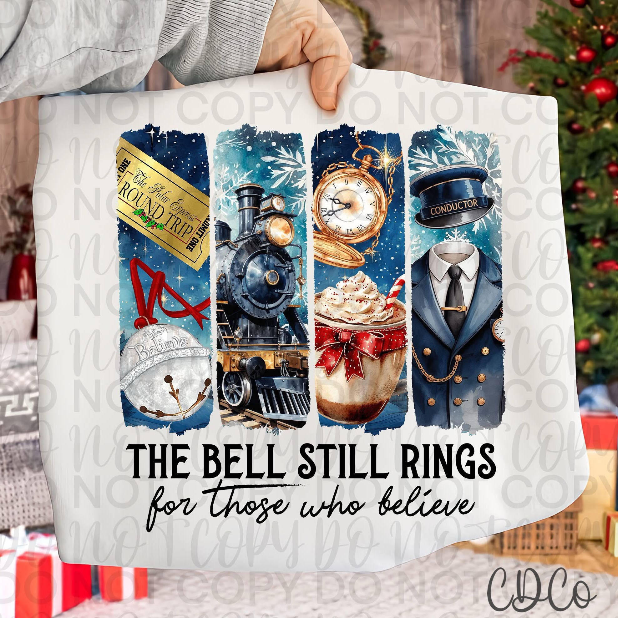 The Bell Still Rings Polar Brushstrokes 10089 DTF