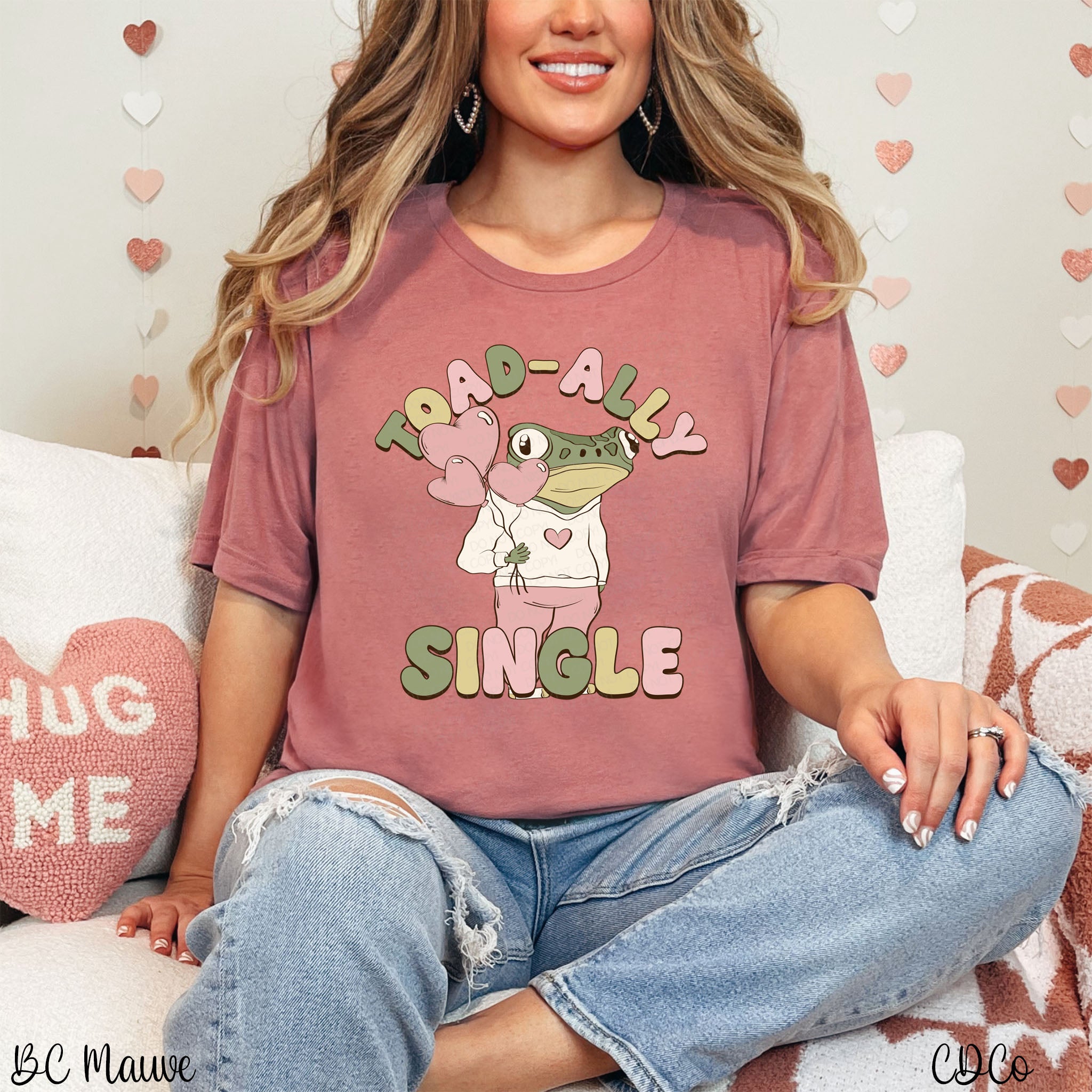 Toad-ally Single Frog DTF