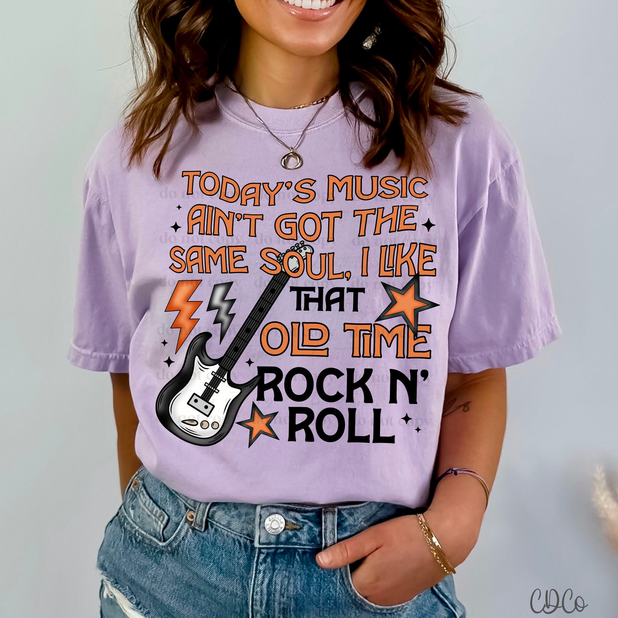 Old Time Rock N Roll DTF