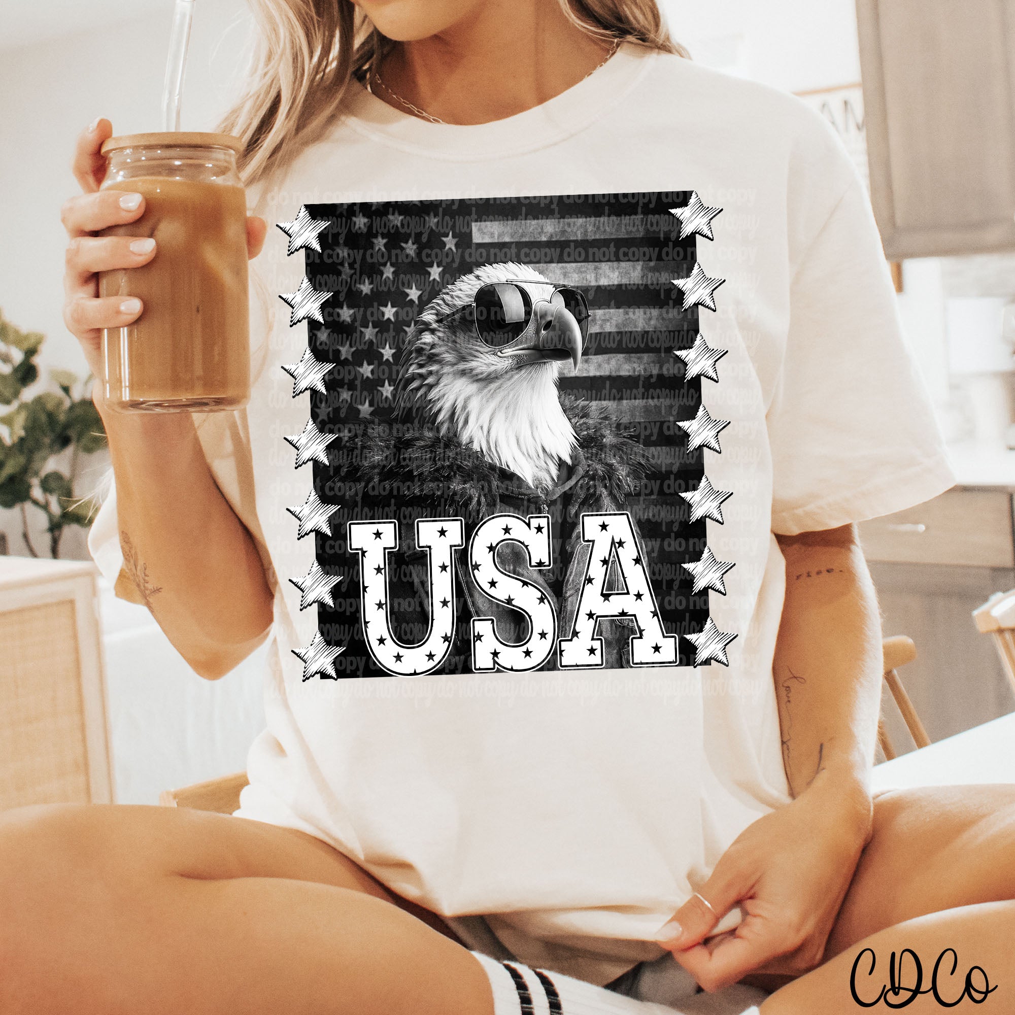 USA Eagle Flag 5005 DTF