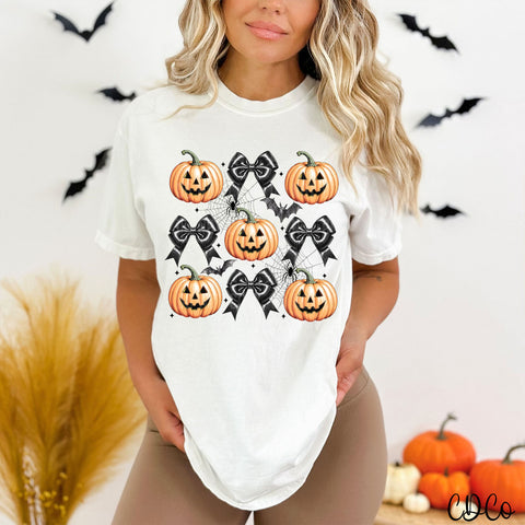 Orange Pumpkin Collage DTF