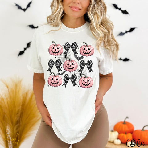 Pink Pumpkin Collage DTF