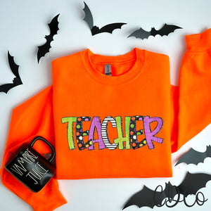 Halloween Name Teacher DTF