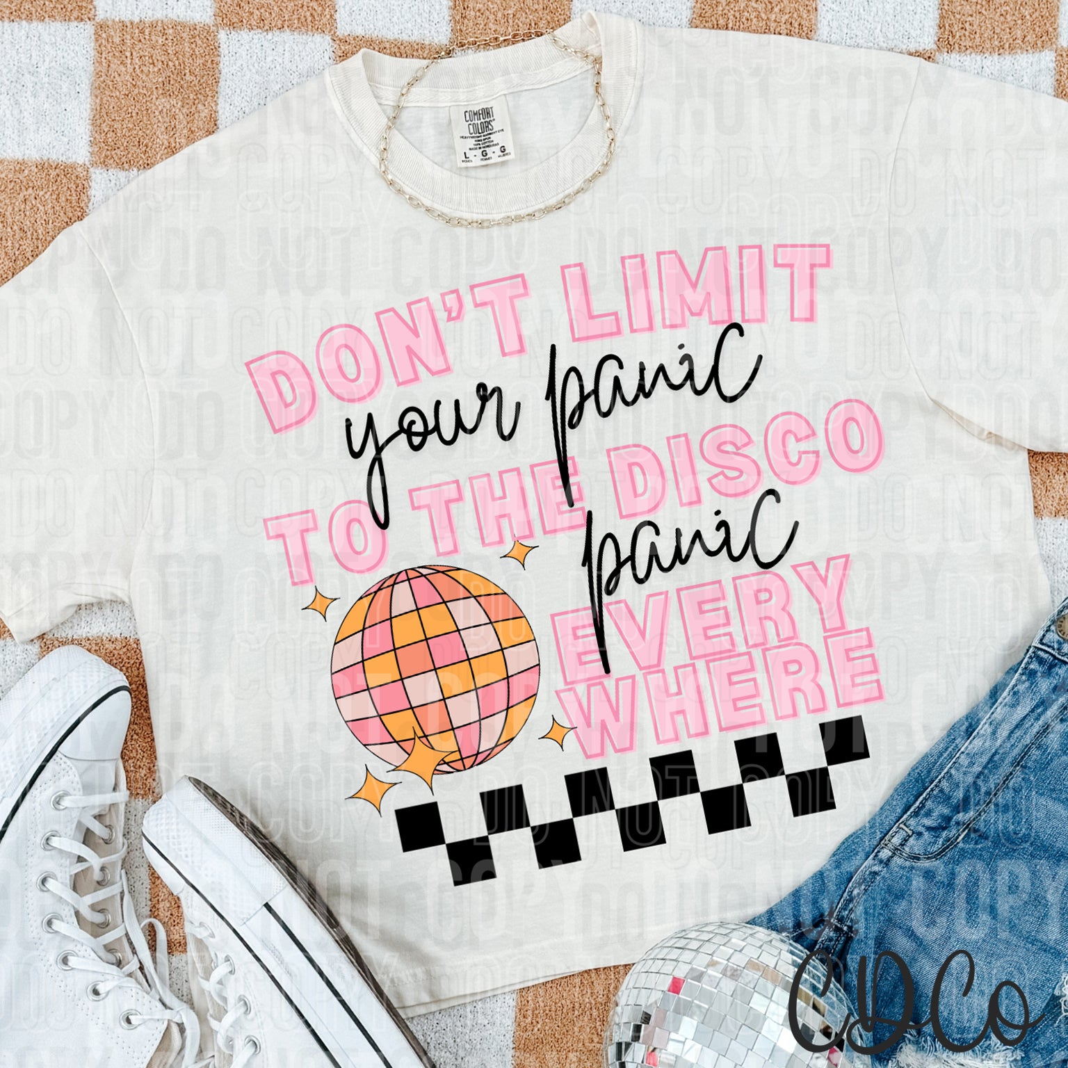 Don't Limit Your Panic To The Disco DTF