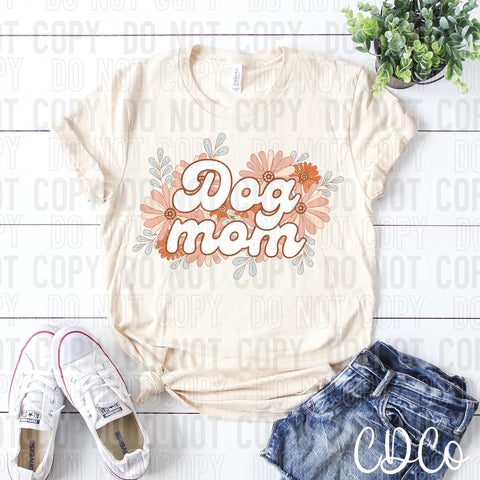 Dog Mom Floral DTF