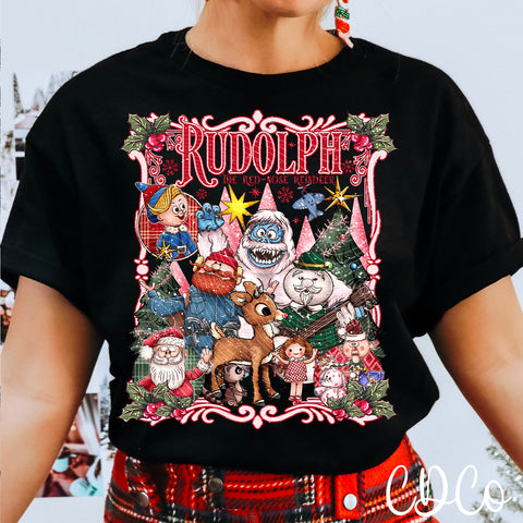 Scroll Rudolph DTF