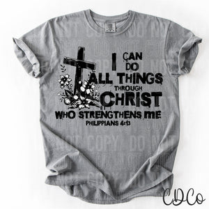 I Can Do All Things Through Christ 3704 DTF
