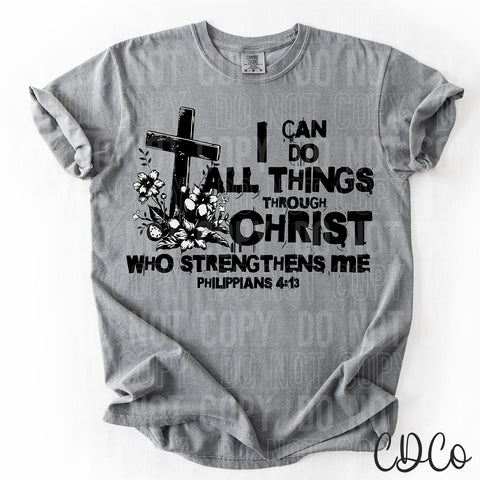 I Can Do All Things Through Christ 3704 DTF