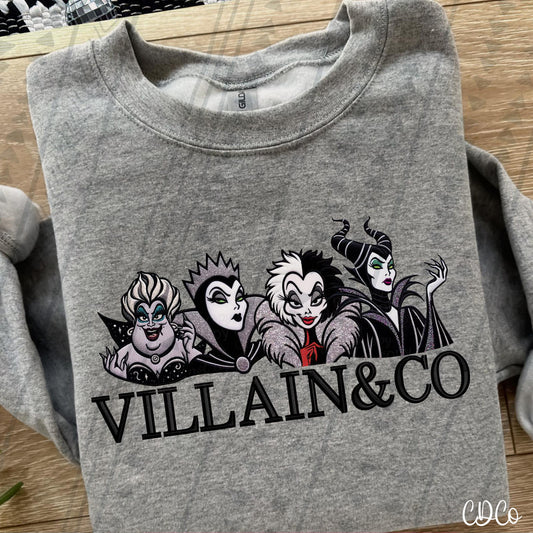 Villain & Co Faux Embroidery DTF