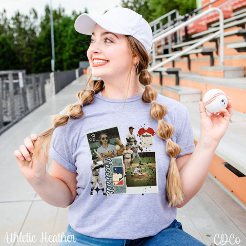 Vintage Baseball Collage 2558 DTF