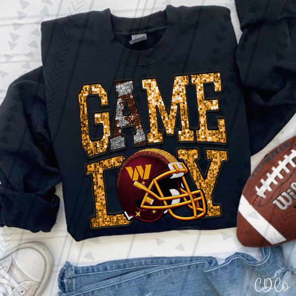 Game Day Faux Football Teams DTF 2 of 2
