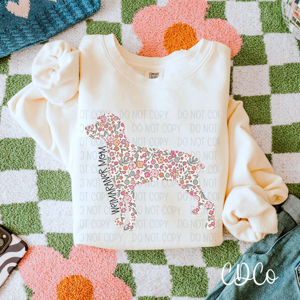 Dog Mom Floral 6 of 6 DTF