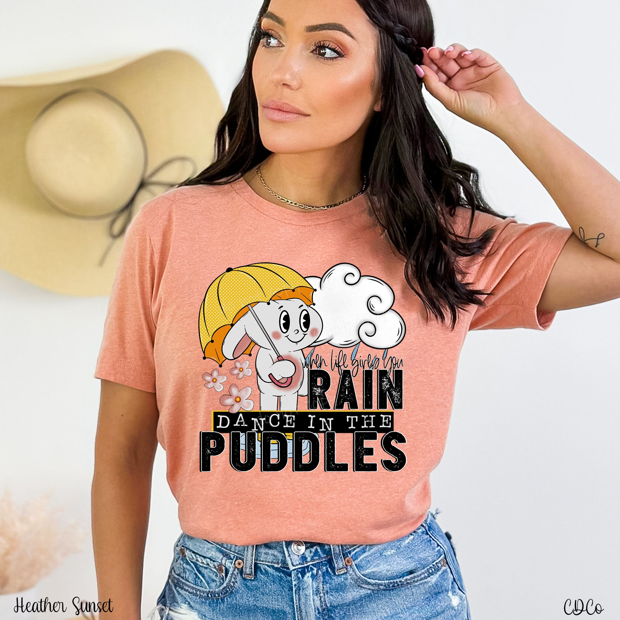 When Life Gives You Rain Dance in the Puddles DTF