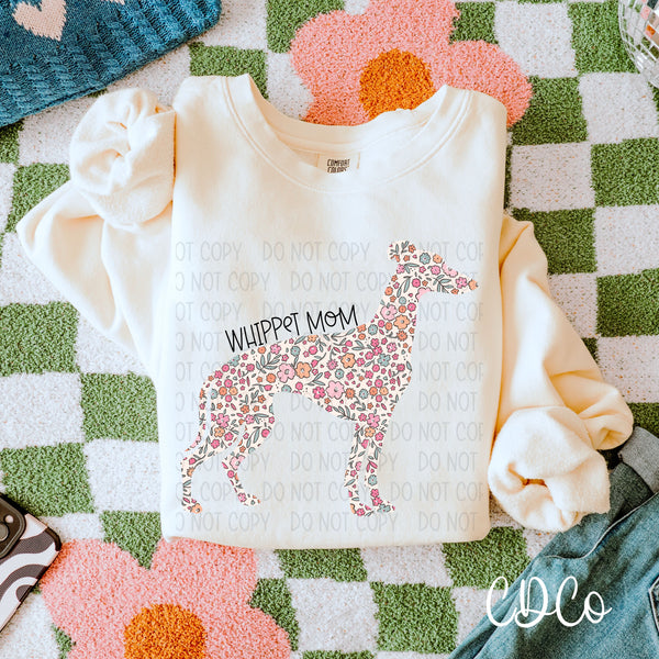 Dog Mom Floral 6 of 6 DTF