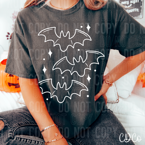 Bats Halloween DTF