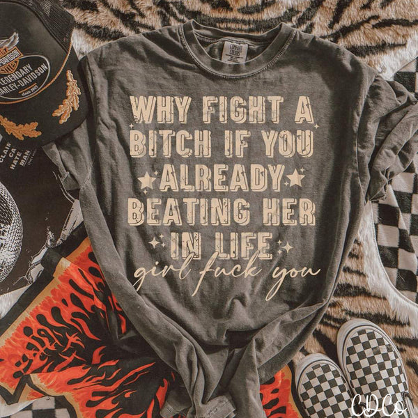 Why Fight a Bitch (3 colors) DTF