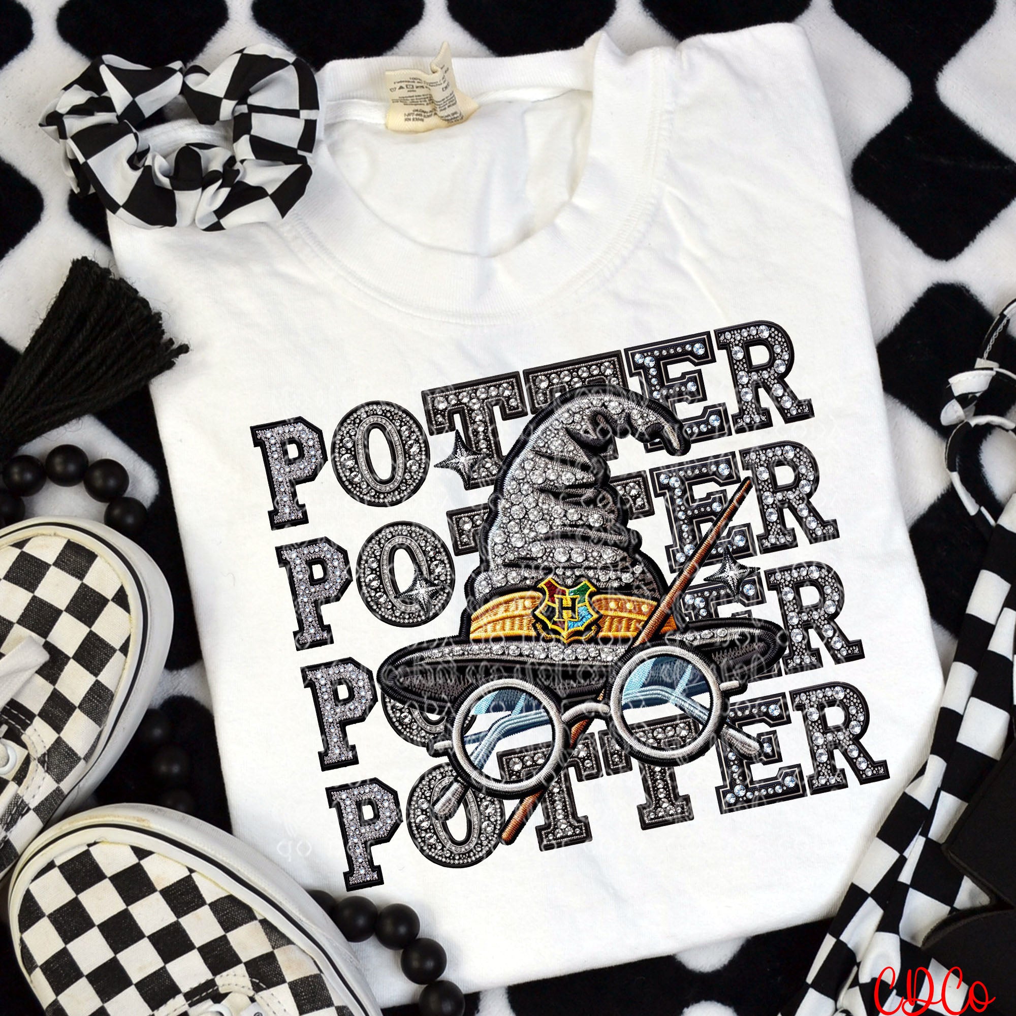 Wizard Hat Stacked Faux Embroidery 5790 DTF