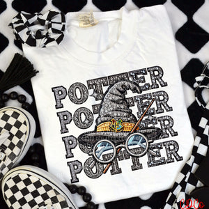 Wizard Hat Stacked Faux Embroidery 5790 DTF