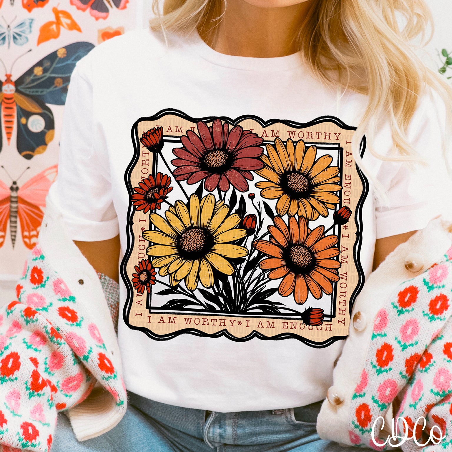 Worthy Enough Floral DTF