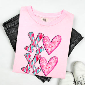XOXO Heart Brushstrokes 2351 DTF
