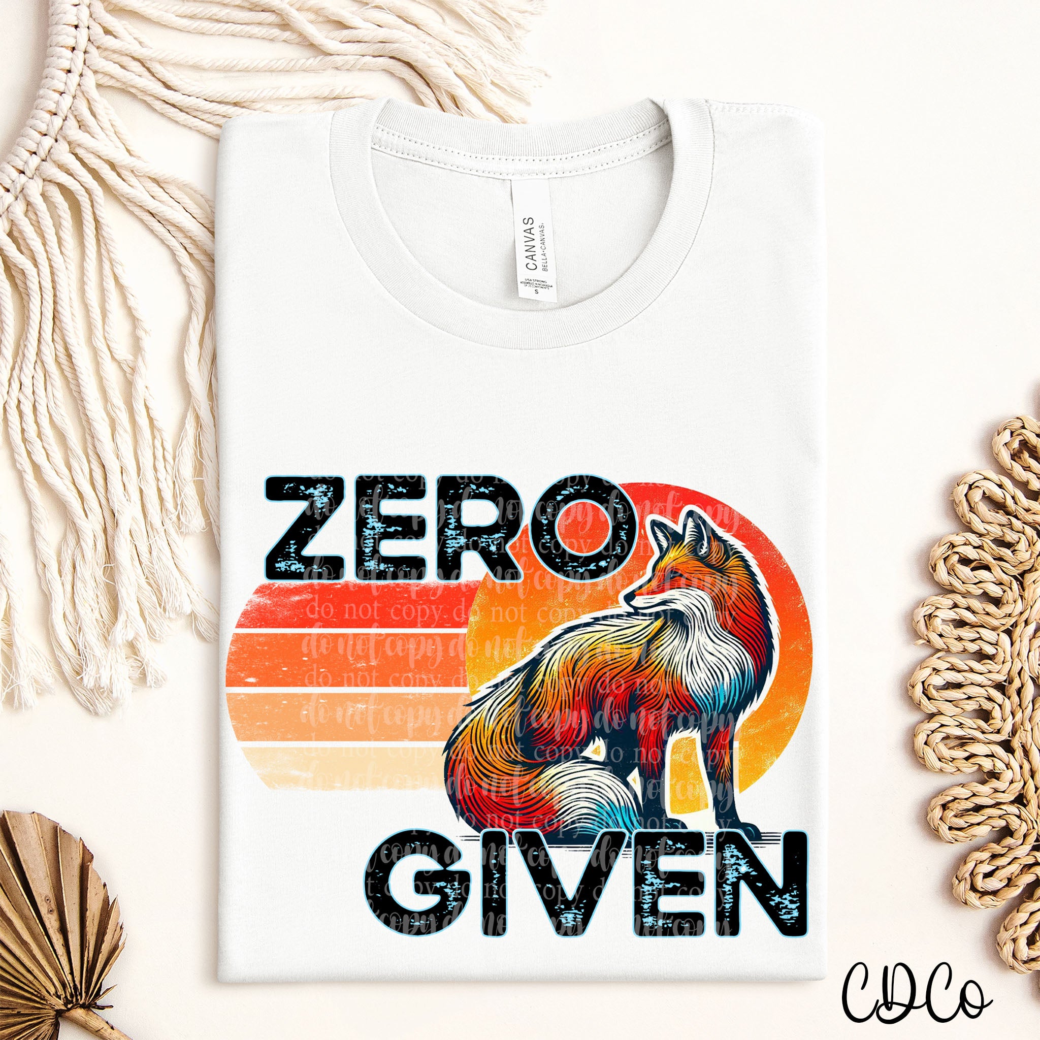 Zero Fox Given DTF