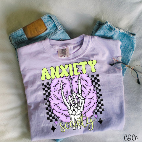 Anxiety Society Skellie 10058 DTF