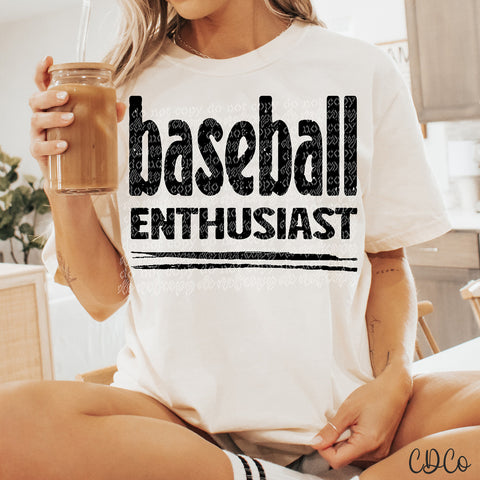 Baseball Enthusiast 3933 DTF