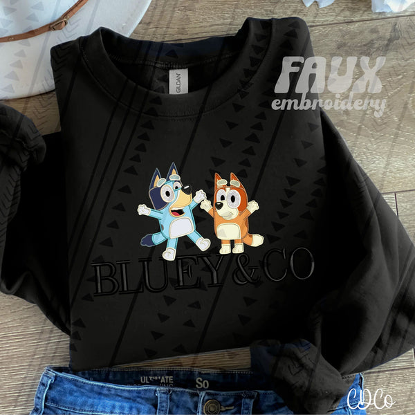BD & Co Faux Embroidery DTF