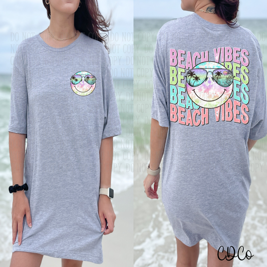 Beach Vibes Pastel DTF